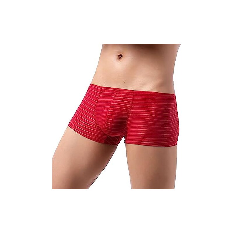 Pacco Da 10 Boxer Uomo In Cotone 95% Ed Elastan 5%, Nero, Traspiranti, Senza Logo, Lavabili Fino A 60°