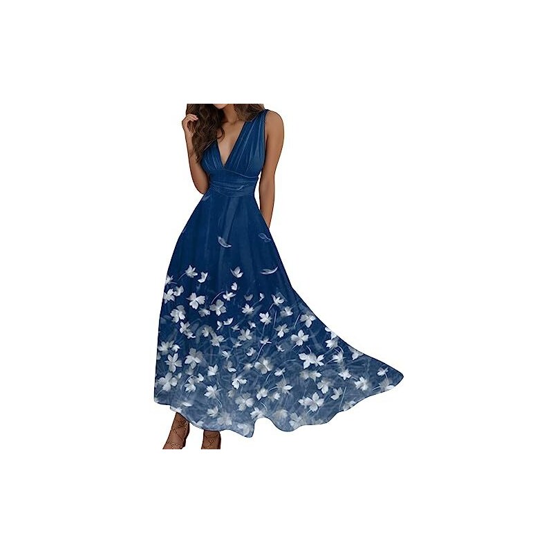 Missufe Vestito Donna Estate - Elegante Vintage Per Feste E Serate Speciali - Foto 4