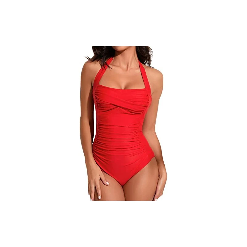 Smismivo Costume da Bagno Intero da Donna con Controllo della