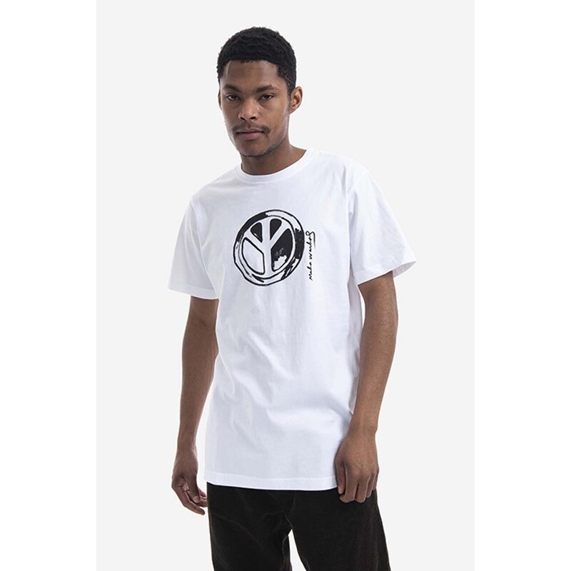 Maharishi t-shirt in cotone Warhol Peace T-Shirt