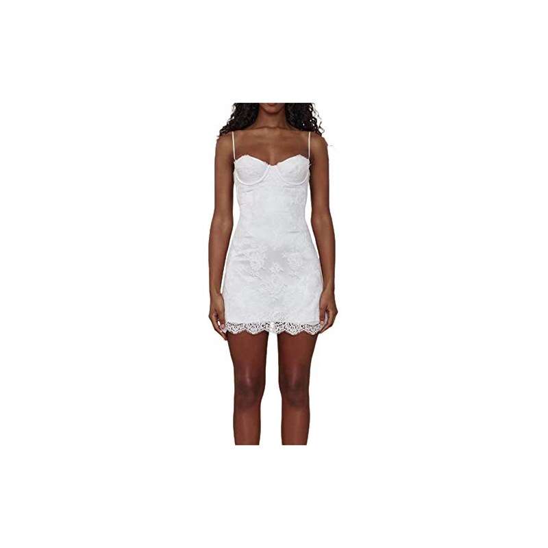 CCOOfhhc Lingerie sexy da donna, con spalline lunghe, con spalline