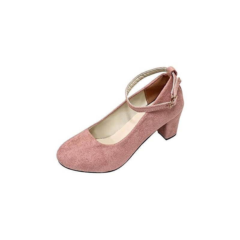 Bviennic Scarpe Donna Tacco Alto A Blocco – Décolleté Puntale Chiuso – Serata E Festa – Fatte A Mano