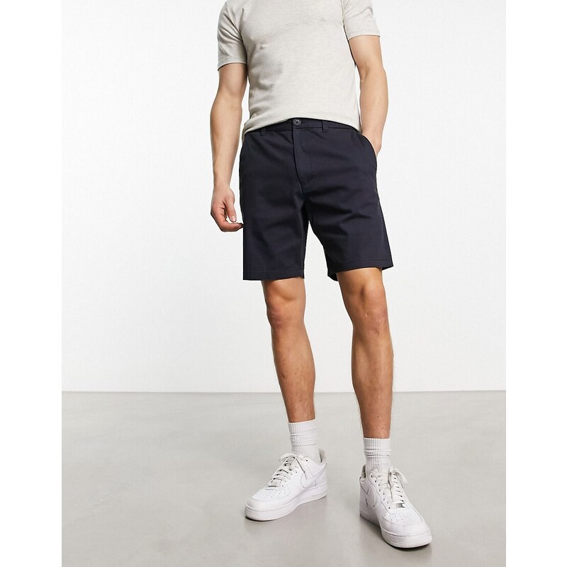 French Connection Mens French Connection - Chino corti blu navy