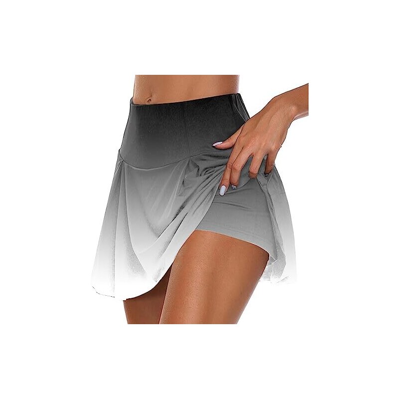 FENAC Cielo Stellato Colorato Gonna Da Tennis Donna Estiva Gonna Sportiva Mini Skirt Corsa Yoga Golf Con Pantaloncini Tasca 126264784