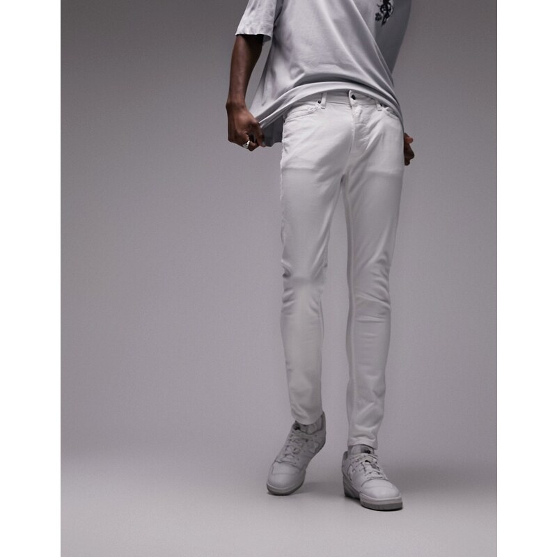 Topman - Jeans skinny bianchi-Bianco