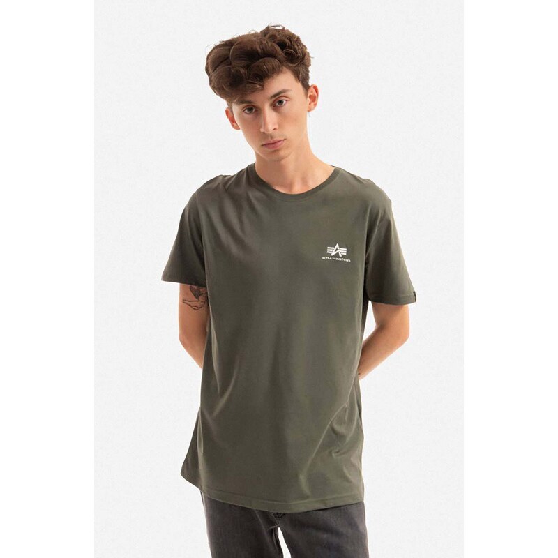 Alpha Industries t-shirt in cotone Basic T Small Logo 188505.142