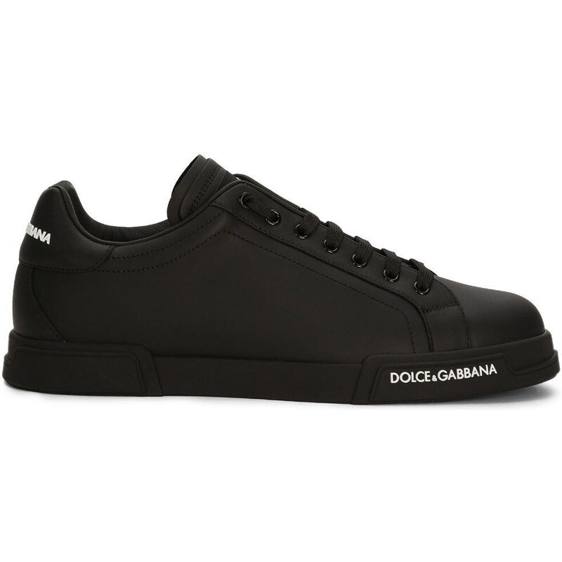 Dolce & Gabbana Sneaker in pelle total black