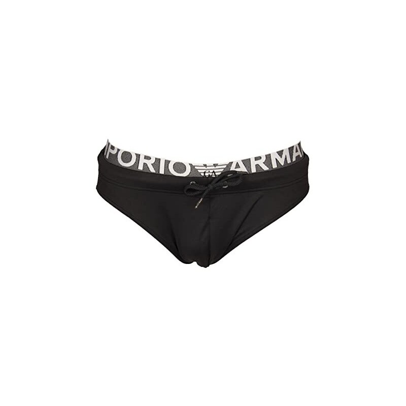 Emporio Armani Gold Label Slip Da Bagno Uomo - Costume Nero, Taglia 52, Collection