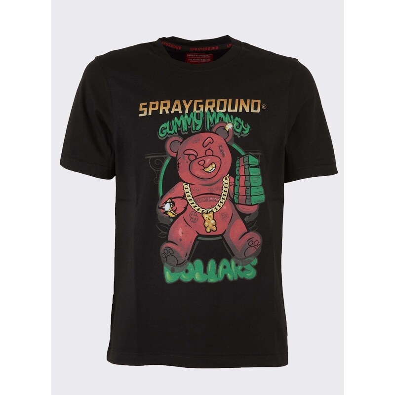 T-shirt Sprayground Nera Bear : S