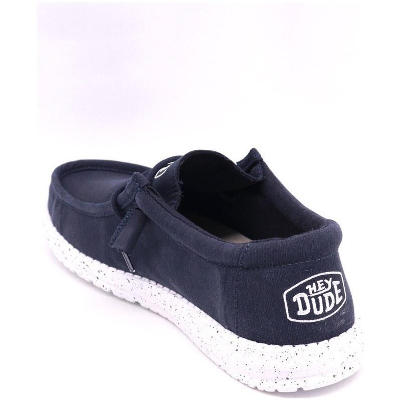 Hey dude Zapatos de joven Wally Slub Canvas Rojo | Dressinn