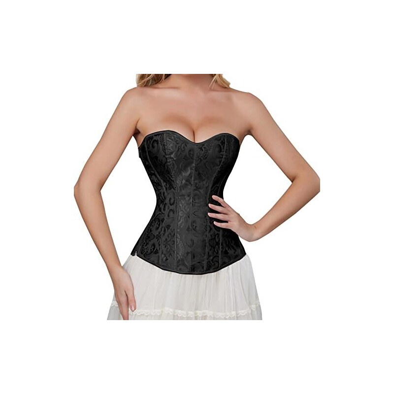 Corsetto sotto seno lungo, modellante, colore bianco - Corset Story IT