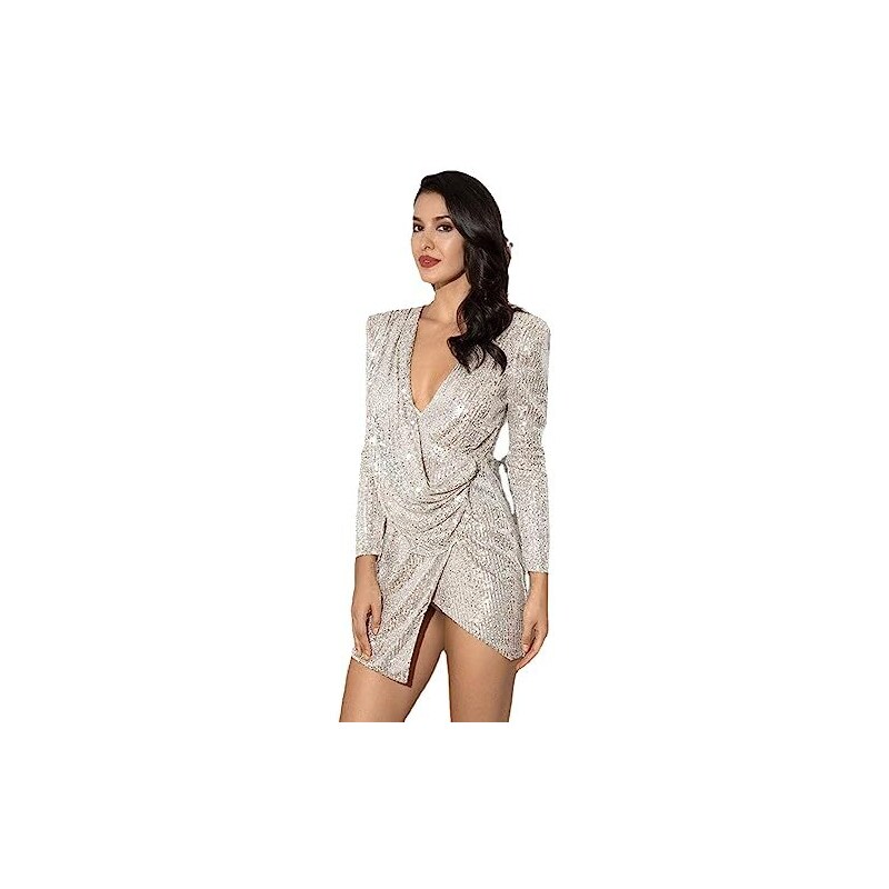 Top a fascia con paillettes - Bianco - DONNA | H&M IT