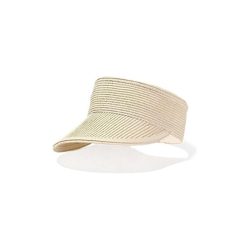 Cappello Panama In Paglia Per Ragazze E Donne - Tesa Larga 7,4 Cm - Protezione Solare UPF30+ - Pieghevole Per Viaggio - 3