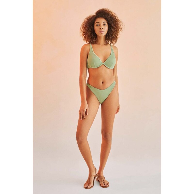 women'secret slip da bikini JAMAICA colore verde 6465407