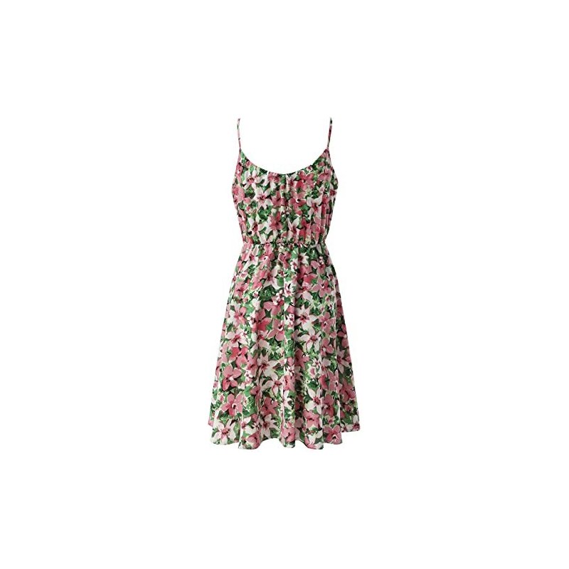 IMEKIS Abito da Donna Vintage Anni '50 Plaid Senza Maniche A Line Abiti