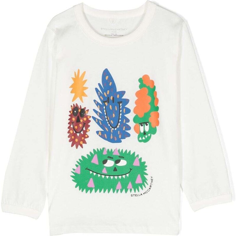 Stella McCartney Kids T-shirt con stampa grafica - Bianco