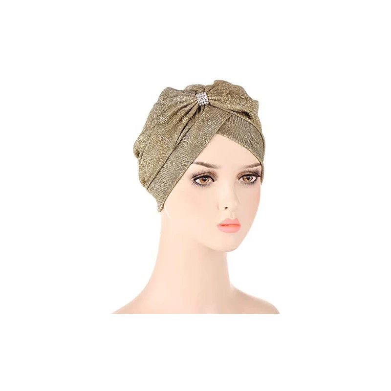 2 Pezzi Set Turbante e Cappello Casual di Moda per Donne Musulmane 2 Pezzi Set Turbante e Cappello Casual di Moda per Donne Musulmane
