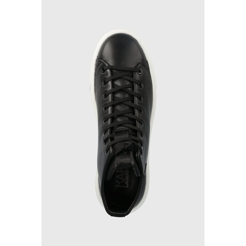 Karl Lagerfeld scarpe da ginnastica in pelle MAXI KUP uomo KL52265