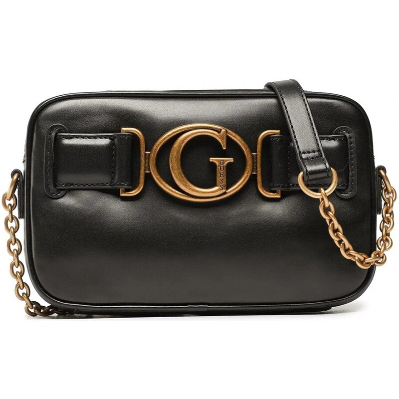 GUESS Borsa a tracolla Tournesol da donna Factory, nero, Cartella