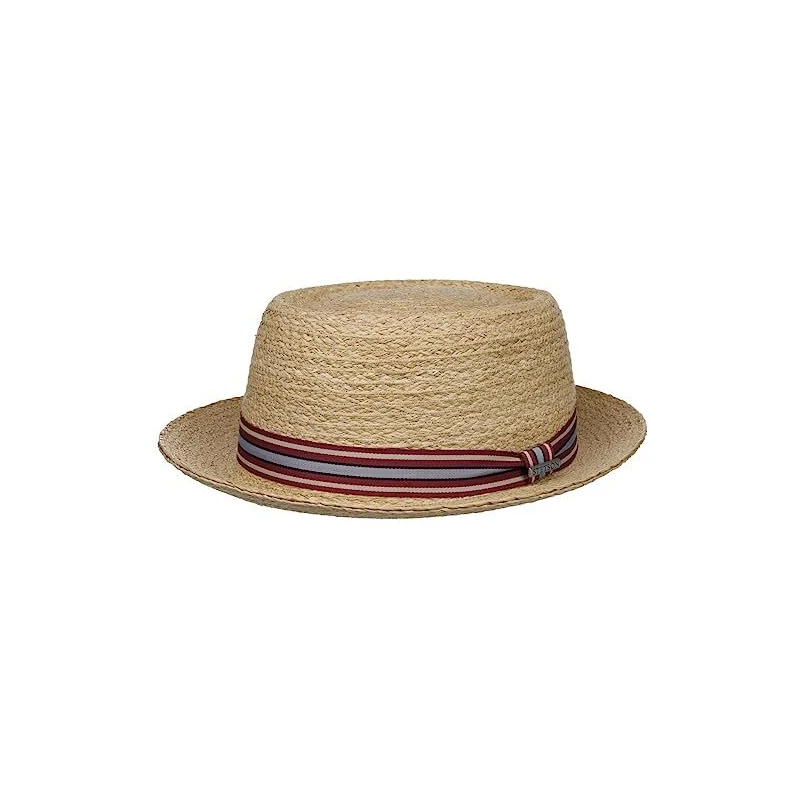 Cappello In Paglia Di Rafia Stetson Uomo - Modello Classic Diamond, Con Fodera In Cotone, Per Spiaggia Ed Estate