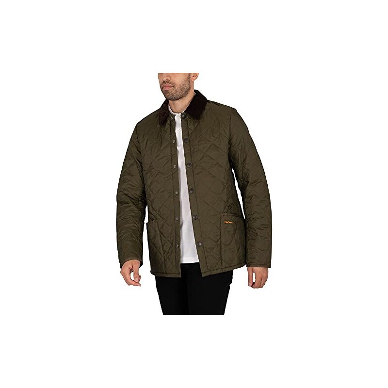 Giacca Da Aviatore Uomo In Nylon Oliva – Taglia XXL – Con Cerniera YKK E Tasche Multiple