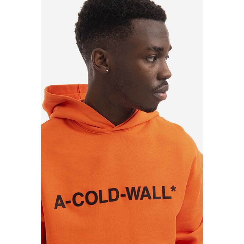 A-COLD-WALL* felpa in cotone Essential Logo Hoodie uomo