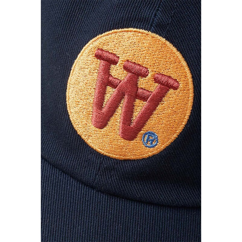Wood Wood berretto da baseball in cotone Eli Badge
