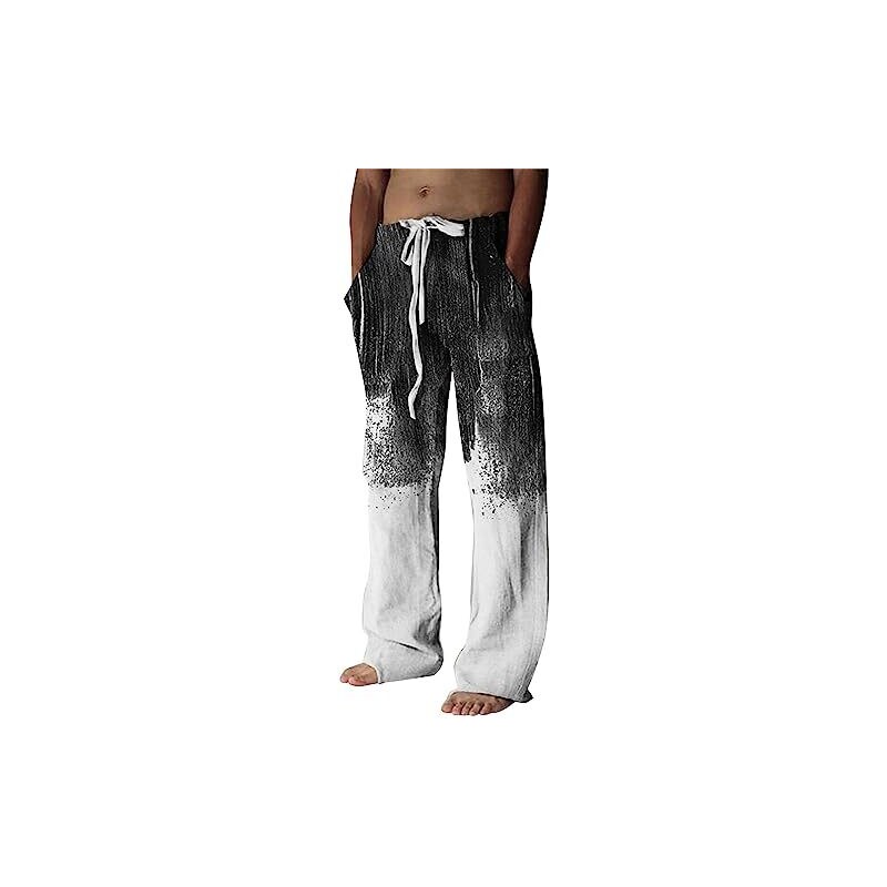 Pantaloni Da Notte Donna In Bambù Cariloha - Stampa Balena Blu, Taglia M - Nuovi Con Etichetta