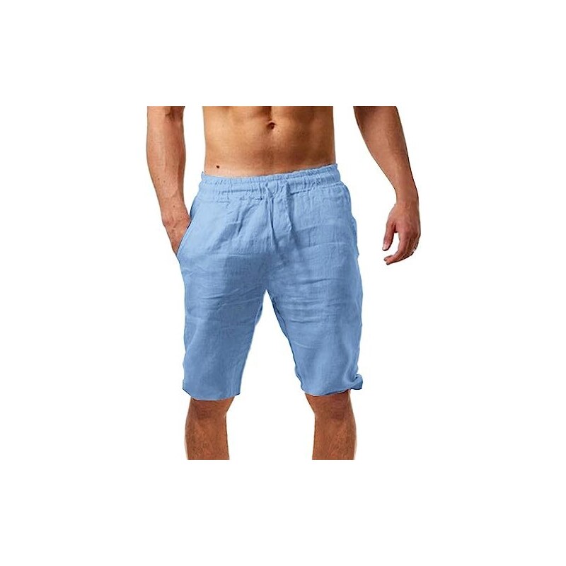 Pantaloncini Da Trekking Uomo Asciugatura Rapida - Cargo Neri, Taglie Multiple