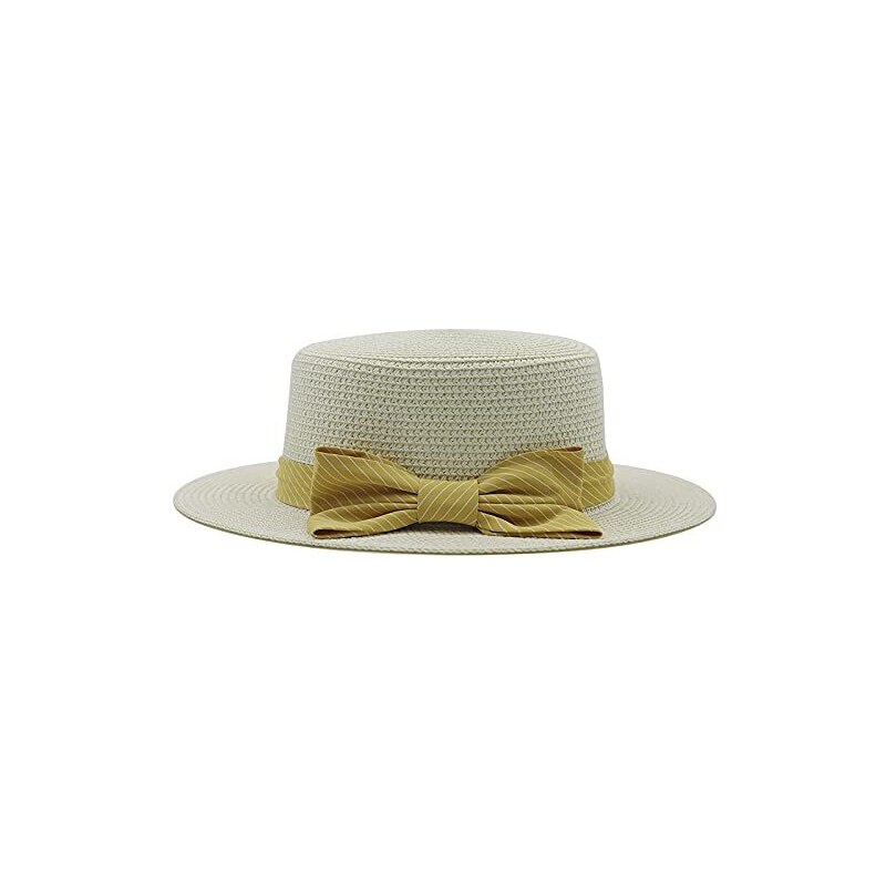 Montecarduo Cappello di Paglia da Donna - Cappello di Paglia con Fiocco ...