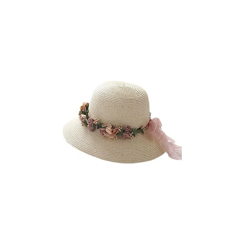 Black Jungle Cappello Di Paglia Varadero Naturale - Unisex Fedora Bogart Estate, Protezione Solare Uomo E Donna, Taglie 55-61, Tesa 6 Cm