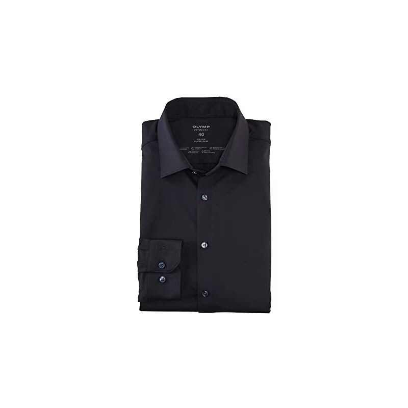 Marvelis Chambray, New Kent - Camicia da lavoro da uomo, a maniche lunghe, blu notte, 49