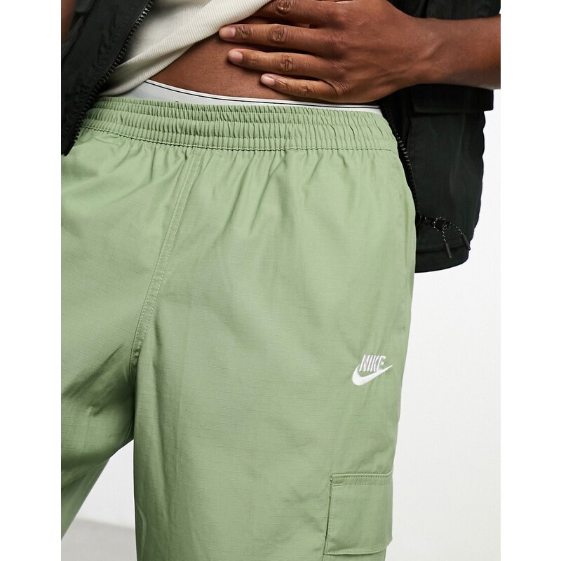 Nike Club - Pantaloni cargo verdi-Verde