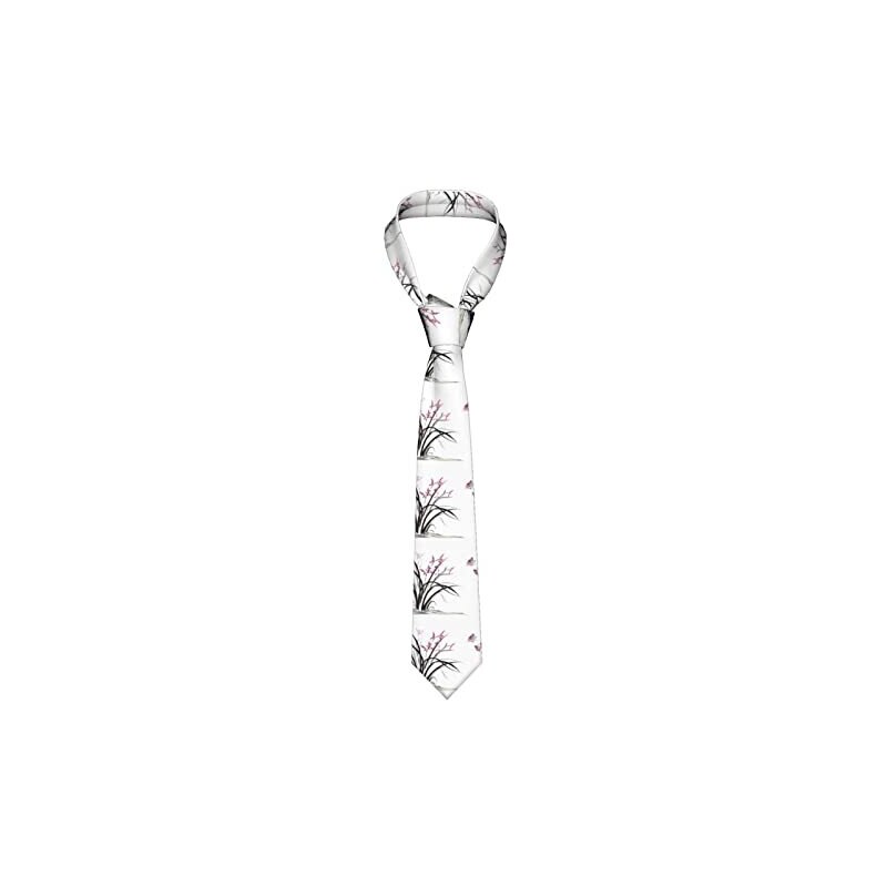 Cravatta Uomo Rosa Snella 6.5 Cm, Floreale Paisley, In Misto Cotone/Seta, Regalo Matrimonio UK