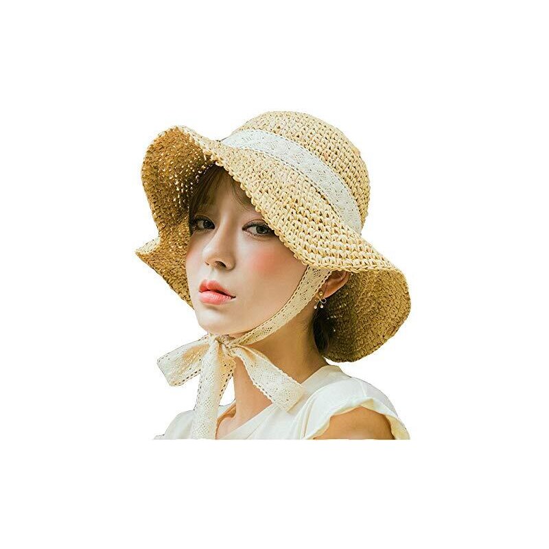 Coucoland Panama Cappello Estivo da Uomo Fedora Trilby Bogart, Cappello