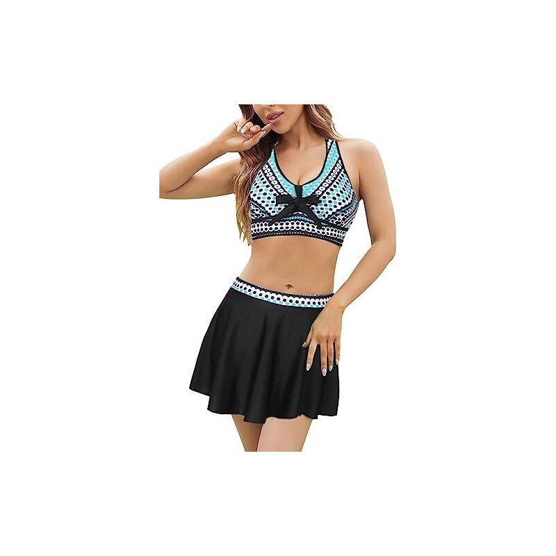 Costume da Bagno Due Pezzi Bikini Mare Donna Brasiliano 550070 GI
