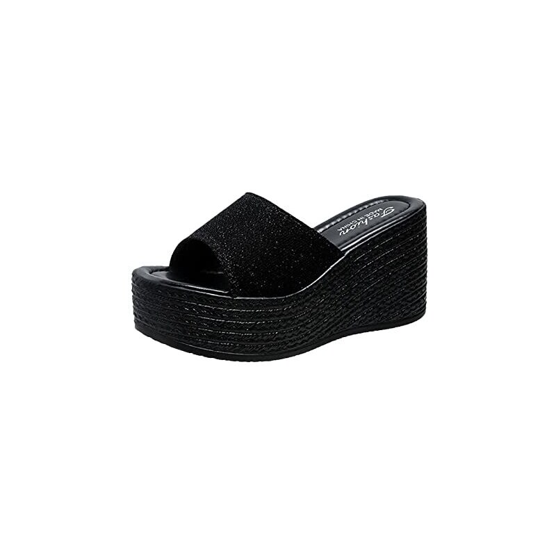 Sandali Con Zeppa Donna WOXIHUAN - Ciabatte Eleganti Per Casa, Spiaggia E Piscina - Foto 10