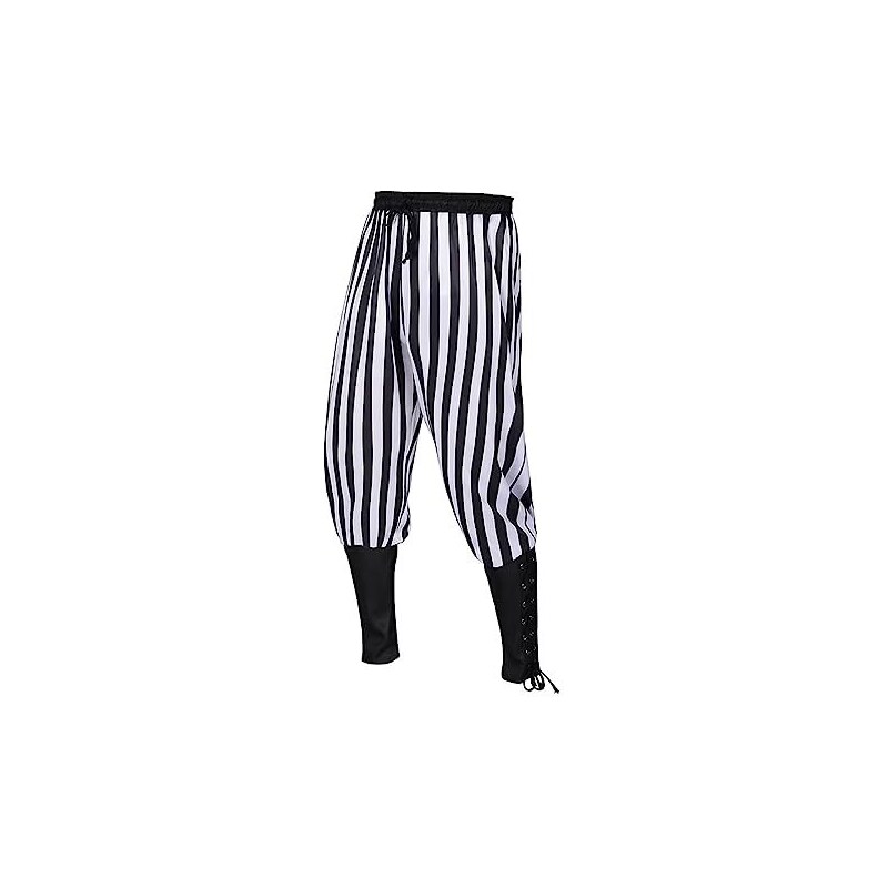 Pantaloni Gothic Moda Neri Dritti Slim Con Motivo Floreale Steampunk – Uomo