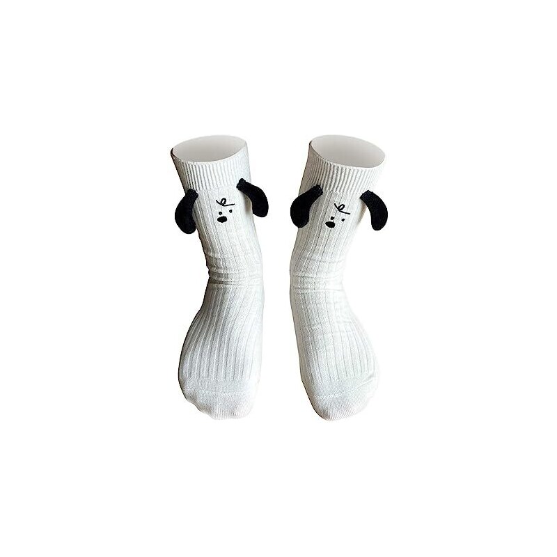 2 Paia Calzini Magnetici Mano Nella Mano - Design 3D Con Ventosa E Magnete - Divertenti Calzini Per Coppia, Regalo Originale Per Uomini E Donne