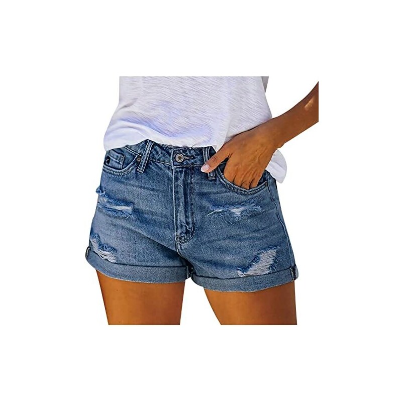 Jdamsixygs Jeans Shorts Corti Donna Denim Estivo Pantaloni Jeans Shorts