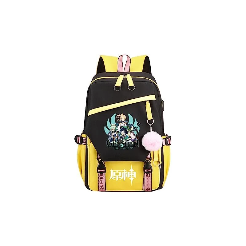Zaino Dragon Ball Anime Per Scuola E Viaggio – Borsa Per Laptop In Nylon Oxford, 30x46x14 Cm, Grande Capacità, Nero 16