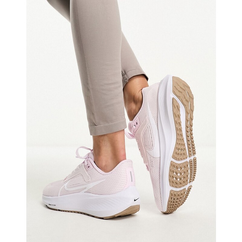 Nike Running - Air Zoom Pegasus 40 - Sneakers rosa pallido