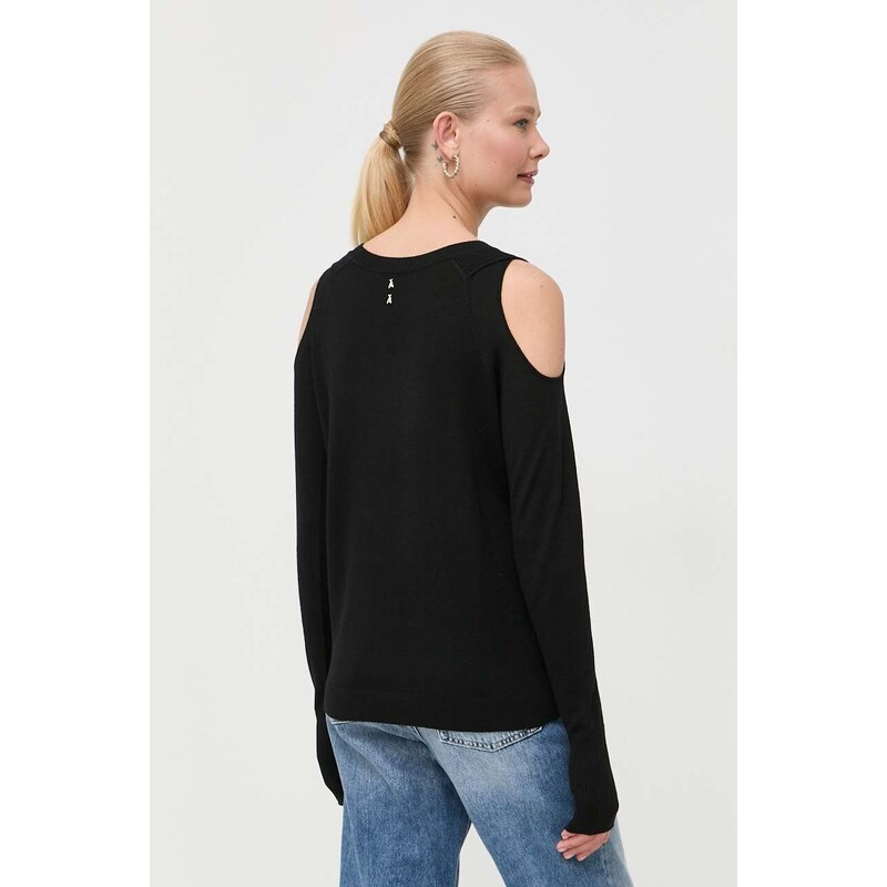 Patrizia Pepe maglione in lana donna colore nero
