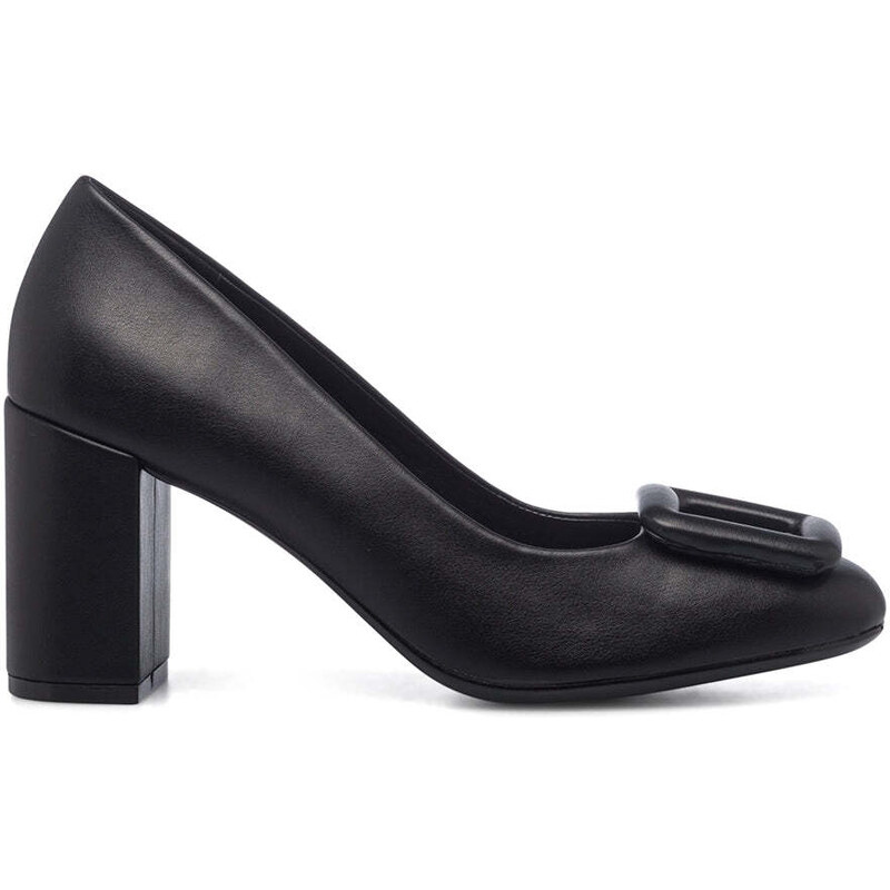 Escarpins Noirs Décolleté Femme Taille 38 - Talon Moyen, Sans Marque, Occasion En Parfait état