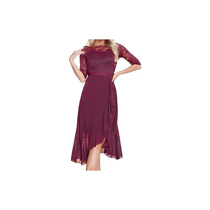 Vestito Midi Taglie Forti FTCayanz Vestito Tunica Donna Midi - Lino E Cotone, Taglie Forti, Manica Corta Abito Oversize Con Tasche - Foto 11