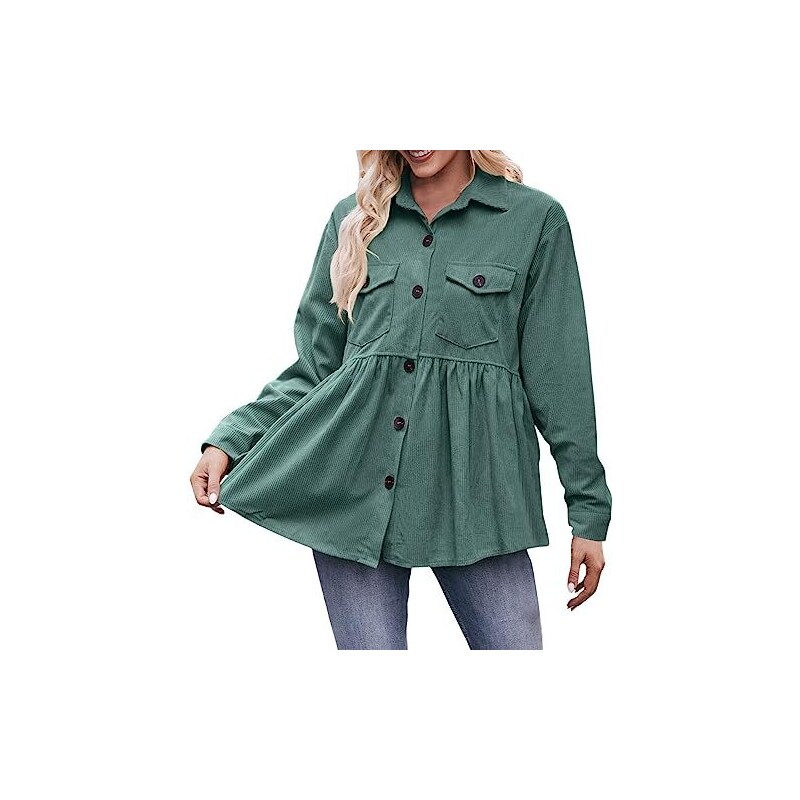 Vero Moda - Vestito camicia midi verde con cintura annodata