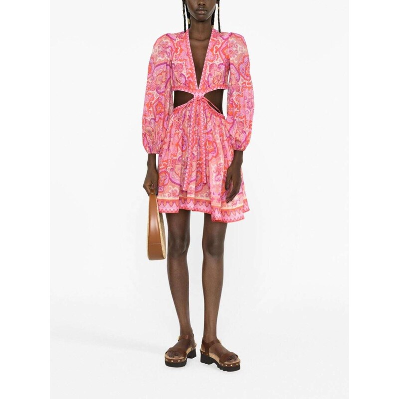 Per Donna Abito Estivo Abito Stampato Ambra Floreale Stampa Pulsante A A V Vestito Longuette Di Tendenza Moderno Esterno Strada Manica Co P9508298 - Foto 13