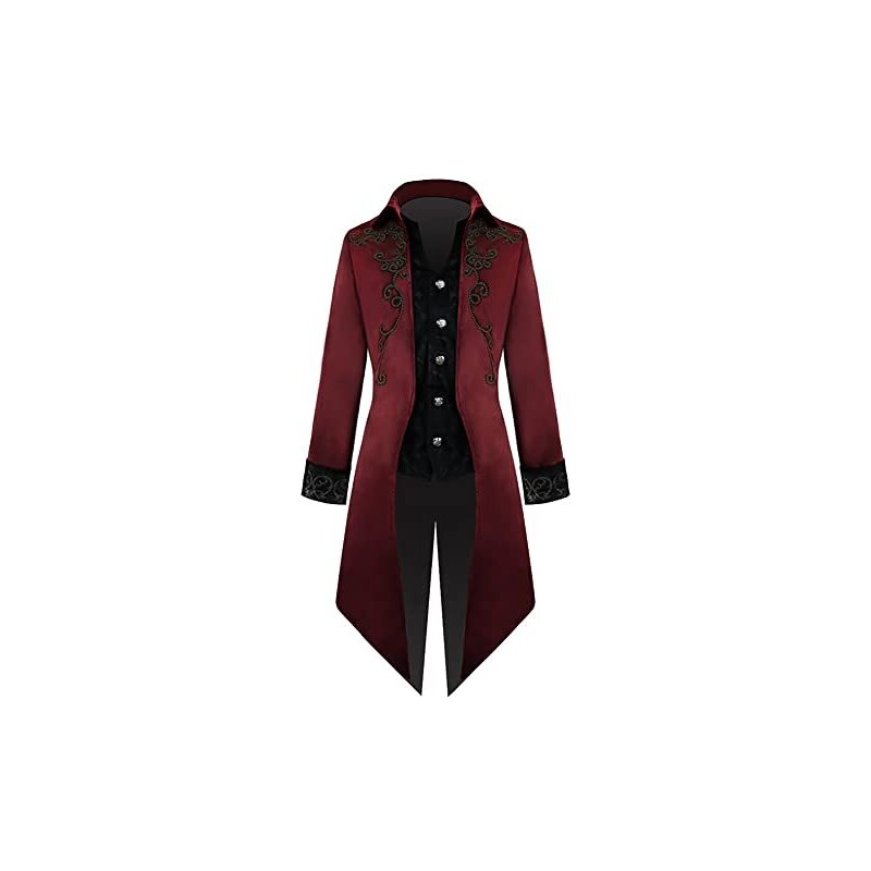 Veste Longue Rayée Style Steampunk Pour Femme - Vintage, Fête, Carnaval, Manteau Long élégant