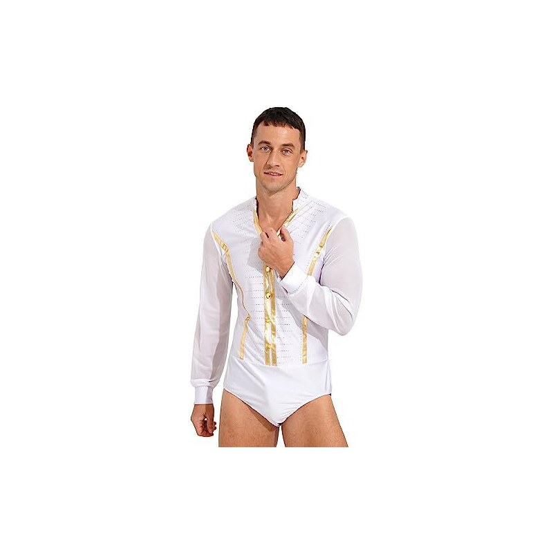 Pigiama Pagliaccetto Uomo Moda Casual Personalità Pasqua Stampa Digitale 3D Stampa Manica Corta Maglietta Moda Casual Equitazione Dolcevita, Verde, XL