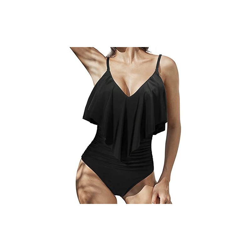 Costume Da Bagno Donna Intero Sportivo Con Zip Costume Intero